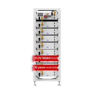 Batería de Litio de Alta Tensión Deye 51.2V 100ah Batería de Energía Solar para el Hogar