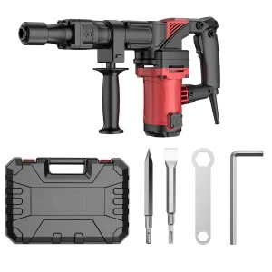 Heavy Duty Industrial Rotary Hammer Drill Adjustable Electric Drill 220V Portable for Concrete Demolition Renovation Projects