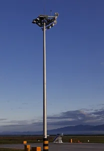 Commercial Grade Cantilever Top Conical Structure High Mast Light Pole