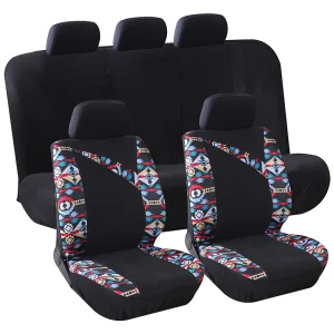 Car Interior Accessories Jacquard Cloth and Single Mesh Universal Well-Fit Car Seat Cover
