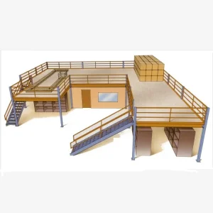 EBILMETAL Manufacture Factory Customized Mezzanine Floor Racking Industrial Steel Platform Rack for Warehouse Storage