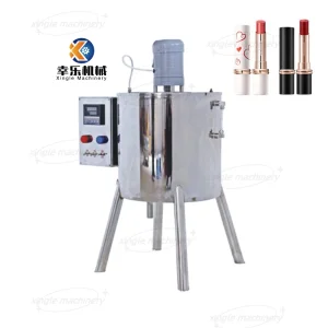 Mezclador y llenador de bálsamo labial semiautomático 15L 30L Máquina de mezcla y llenado de aceite de enfriamiento, esmalte de uñas, lápiz labial, crema, cosméticos
