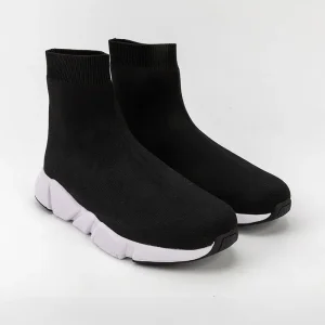 OEM Fashion Design Ladies Fly knit upper Boots Manufacturers, Manufacturer