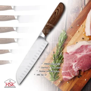 Forged Santoku German Steel