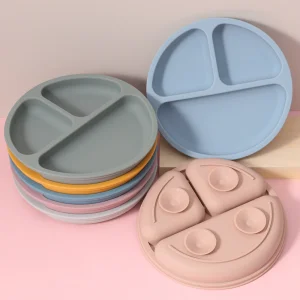 Wholesale Silicone Baby Plates Suction