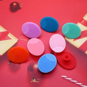 Gentle Silicone Facial Cleansing Brush for Sensitive Baby Skin