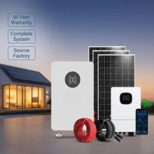 5KW 10KW MPPT Controller Deep Cycle Solar Energy System | Home Solar Power System 10-Year Warranty | Complete Off-Grid Solar Kit