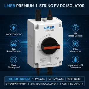 PV Solar DC Isolator Switches
