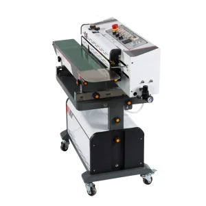 LF1080B Continuous Vacuum Inflatable Packaging Machine Plastic Bag Vacuum Sealing Packer