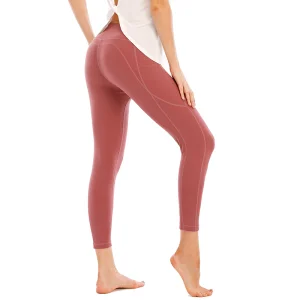 Custom Good Quality Fitness Legging Running Trousers Woman Active Wear Tight Yoga Pants