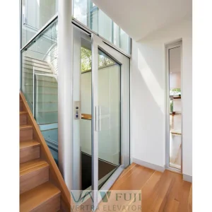 Panoramic House Elevator with Automatic Glass Door Villa Lift for Disabled Persons