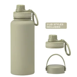 New 650ml Stainless Steel Insulated Bottle Anti Slip Outdoor Portable Vacuum Flask Thermo Thermal Mug Tumbler Simple Wide Mouth Sports Water Bottle