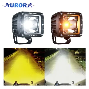 Aurora 2inch Dual Colors LED Offroad Uvt ATV Spot Driving Work Light LED Fog Light