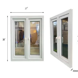 Excellent Soundproof and Insulated Custom UPVC Casement Window