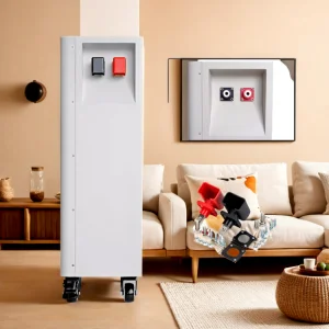 Intelligent 48V Household Battery Storage System with Real-Time Monitoring
