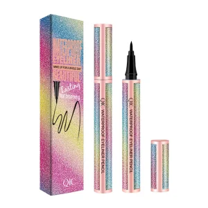 Long-wear Waterproof Smooth Natural Eyeliner Gel Pencil with Chemical Formula Long-lasting &amp; Quick-Dry Slim Nib Eye Makeup