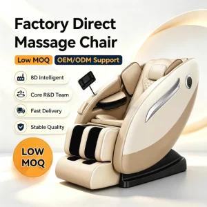 2026 Newest Entry-Luxury Massage Chair Full Body Zero Gravity Airbag Massage Sofa with AI Voice & Bluetooth Music CE Certified