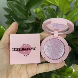 Custom Logo Vegan Makeup Highlighter Palette