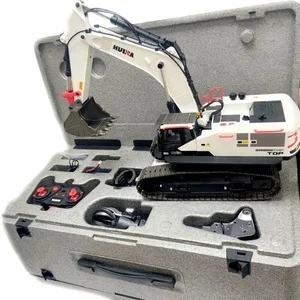 Huina 1594 1 14 2.4G 22CH Simulation Engineering Digger Vehicle Boy Alloy Metal RC Diecast Crawler Radio Control Excavator Toy