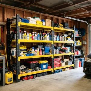 Industrial Light Duty Boltless Storage Shelf Heavy Bearing Metal Rack For Warehouse Workshop Garage Goods Storage