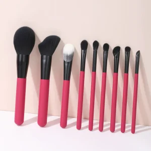 Makeup Brush Factory Wholesale Makeup Brush Set 9pcs Powder Blusher Foundation Eyeshadow Brush Professional Make up Tools