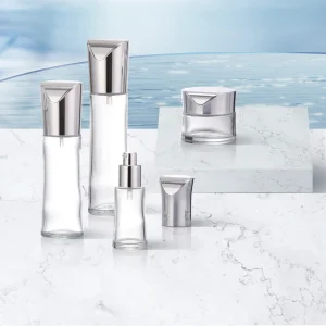 Plastic Skin Care Set Face Cream Jar Lotion Bottle for Cosmetic Packaging