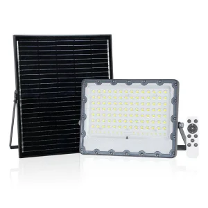 Commercial 50W Solar High Power Floodlight Warm White Outdoor with Battery