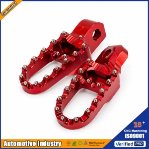 CNC Motorcycle Foot Pegs Aluminum Anodized Custom Racing Parts