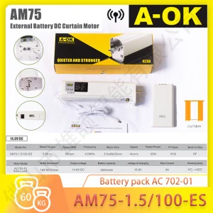 Aok Am75 DC Curtain Motor