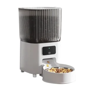 Automatic Stainless Steel Pet cat Feeding Device with Wifi App