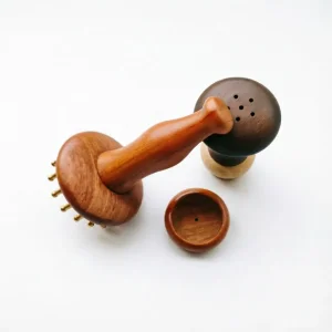 Herramienta de Masaje de Madera Natural Personalizada Gua Sha, Drenaje de Meridianos de Cuerpo Completo y Alivio del Dolor para Abdomen y Espalda