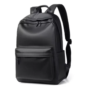 Custom Designer Durable Travel Waterproof PU Leather School Bag Business Casual Sports Student Bagpack Back Pack Laptop Backpack
