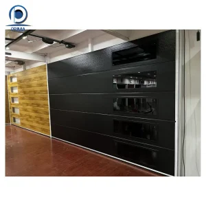 High Quality Garage Door with Flush Panel Automatic Aluminum Full View