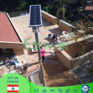 All in One Integrated Solar Street Sensor/Smart Light with IoT Certificates