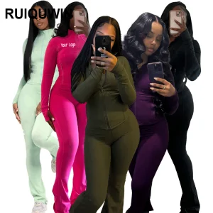 Ruiquwin OEM Women's Fitness Activewear Set