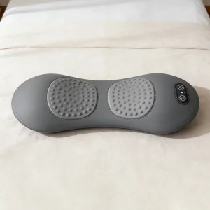 Electric Back Massage Pillow Heated Vibration Cushion