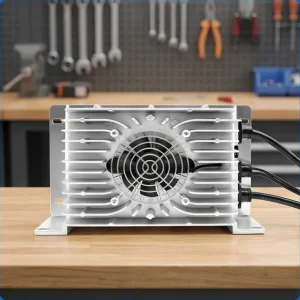 Versatile Waterproof Battery Charger for 24V Marine and Automotive