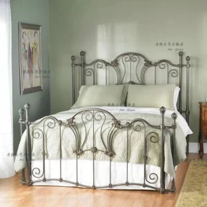 Modern White Princess Ironwork Bedframe