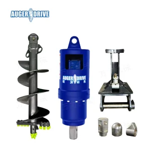 Hydraulic Earth Auger Attachment Mini Excavator