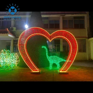 Wholesale High Quality Custom LED Heart Shape Butterfly Decorative Lights for Halloween Christmas Landscape Outdoor Use IP65