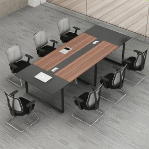 Modern Meeting Room Desk Office Furniture Luxury 8 10 Person Wooden Modular Conference Table with Chairs