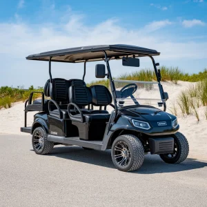 Luxury 4 6 8 Seater Electric Golf Cart Street Legal LSV CE Approved For Large Resort Shuttle Tourist Guest Transfer Vehicle