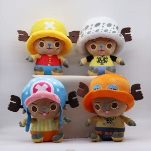 Wholesale Super Soft Cartoon Anime Dolls Luffy Zoro Chopper
