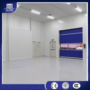 Wholesale Waterproof Security Interior PVC Automatic Motor High Speed Door Roll up Shutter Code Door for Warehouse or Clean Room Doors