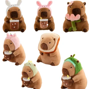 Kawaii Cute Soft Peluches Plushie Animal Capibara Toy