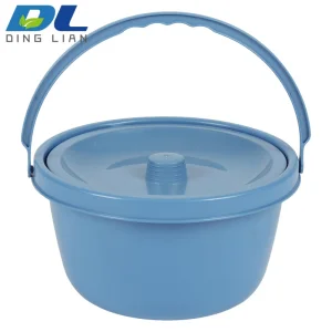 Dl-Single Handle Bucket Medical Equipment Commode Wheelchair Aceesories Dirty Pot