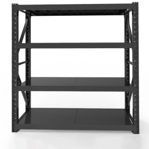 Customated Black Shelves Pallet Racking Stacking Racks Metal Boltless Warehouse Steel Shelving Units Storage Rack for Systems