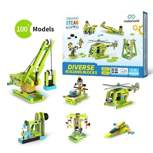 Trending Dropshipping Kids STEM Building Blocks Learning Kit Diverse 100 in 1 for Kids 6+
