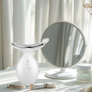 Home Use Multifunctional Beauty Device Anti-wrinkl Spa Microcurrent Device Electronic Massager Neck Device