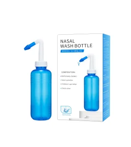Garrafa de Lavagem Nasal Material PP 500ml com Tampa